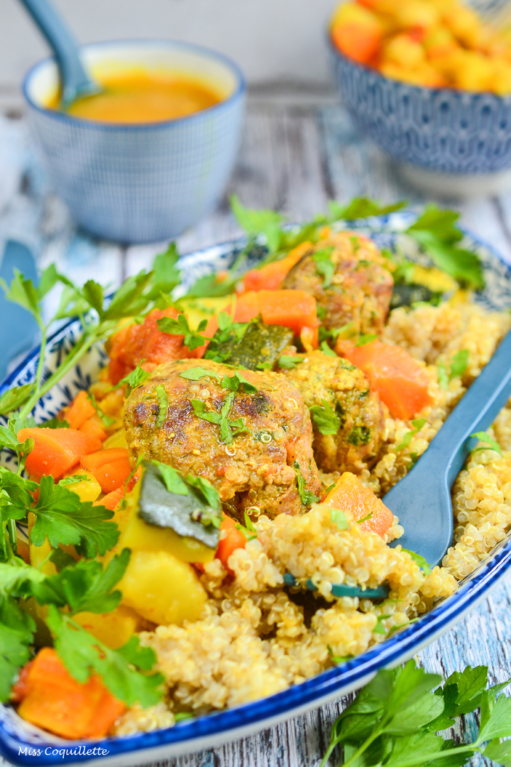 Visuel générique des recettes salées (couscous au quinoa) - J'ai pas faim!!! - Copyright Miss Coquillette